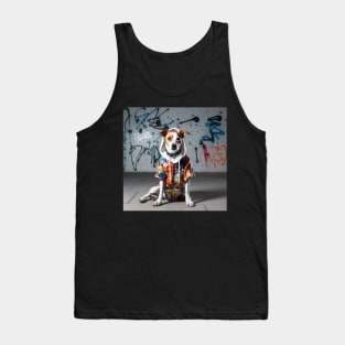 Graffitti Dog Tank Top